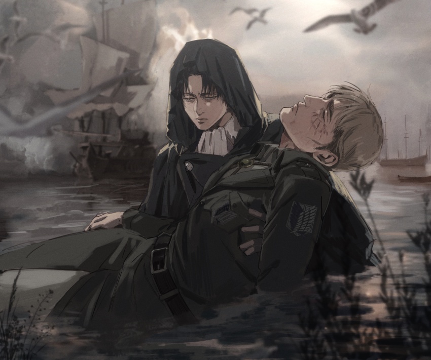 Erwin Smith (Levi (Shingeki No Kyojin)) Rule 34 Image