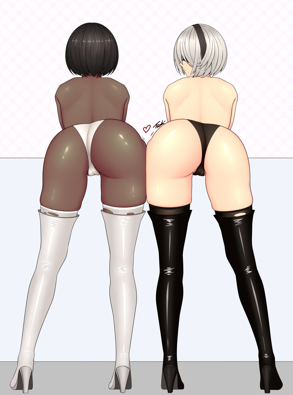 Yorha 2b (Nier) Rule 34 Image