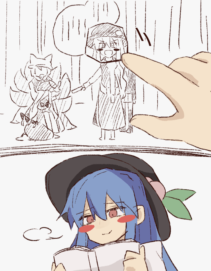 Hinanawi Tenshi (Silent Sinner In Blue) Rule 34 Image