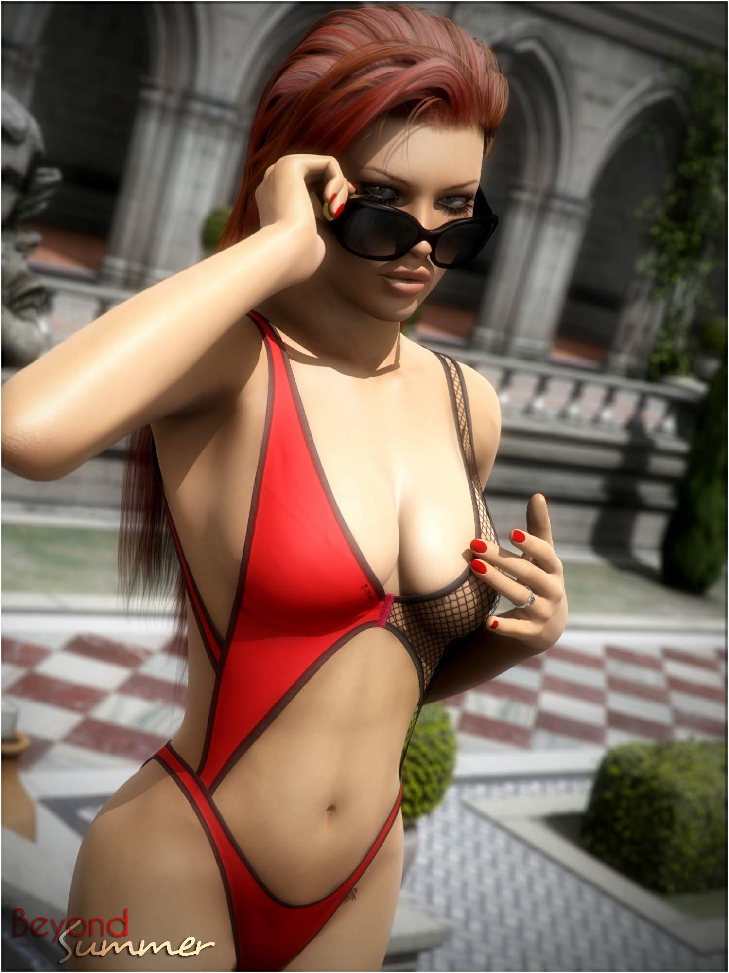 Adjusting Eyewear Rule 34 Image
