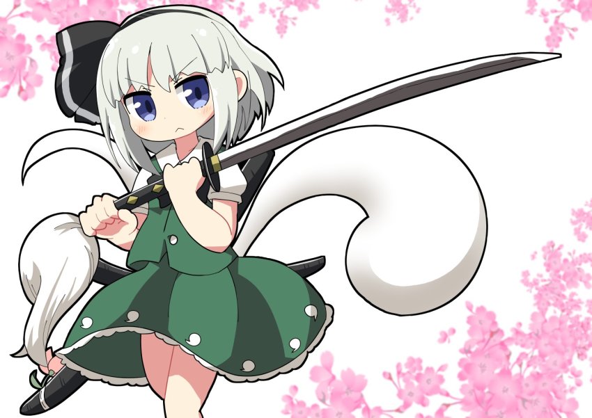 Konpaku Youmu (Touhou) Rule 34 Image