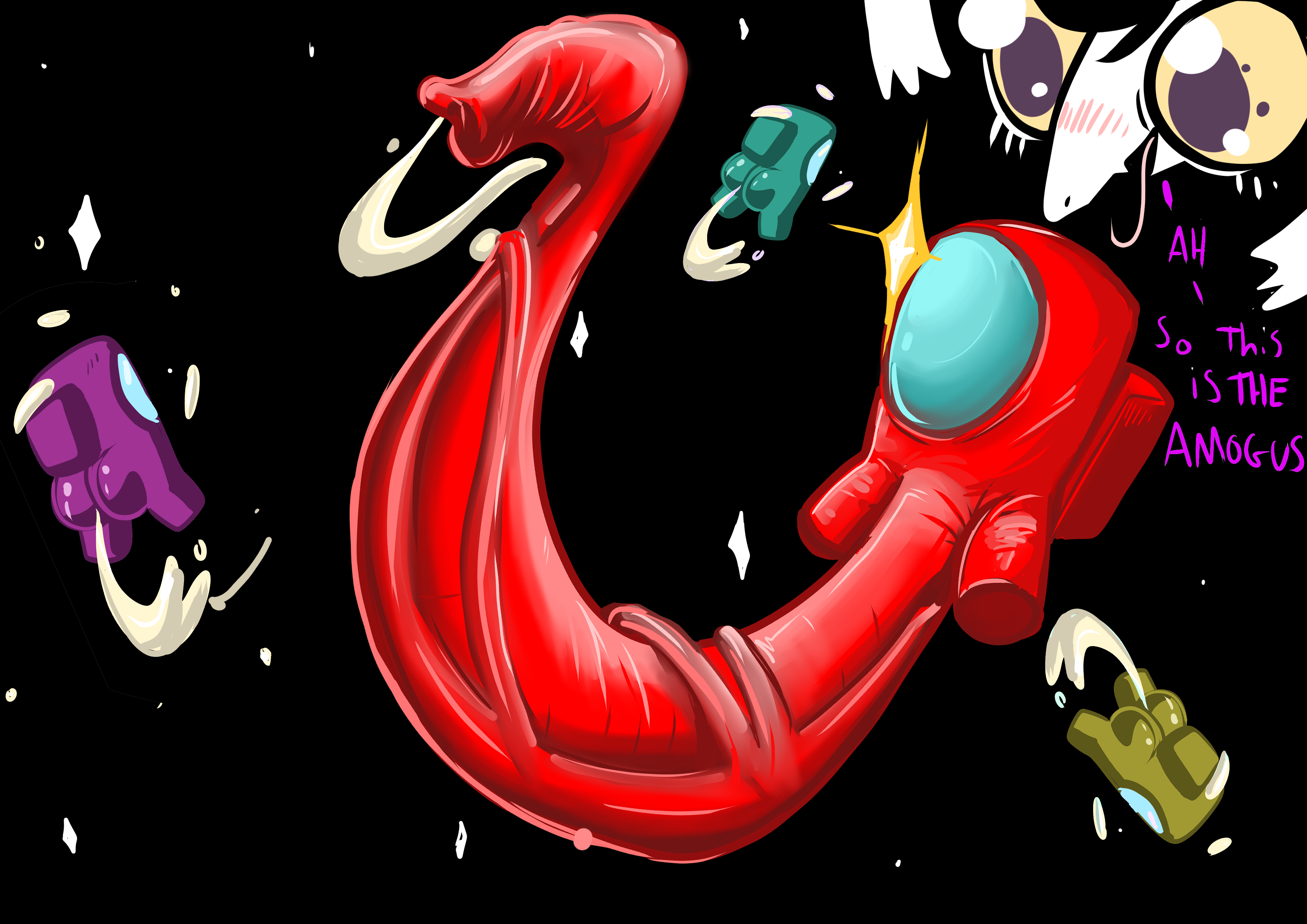 Among Us Cyan (Among Us) Rule 34 Image