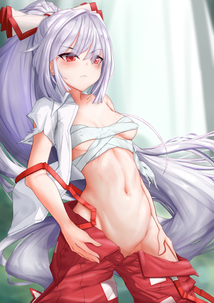Fujiwara No Mokou (Touhou) Rule 34 Image