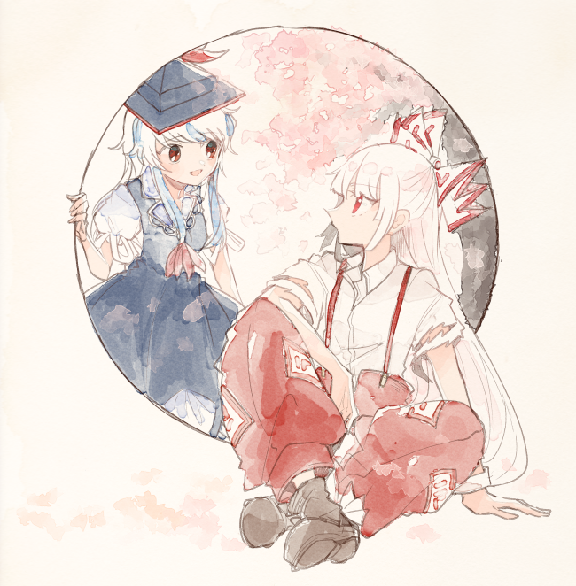 Fujiwara No Mokou (Touhou) Rule 34 Image
