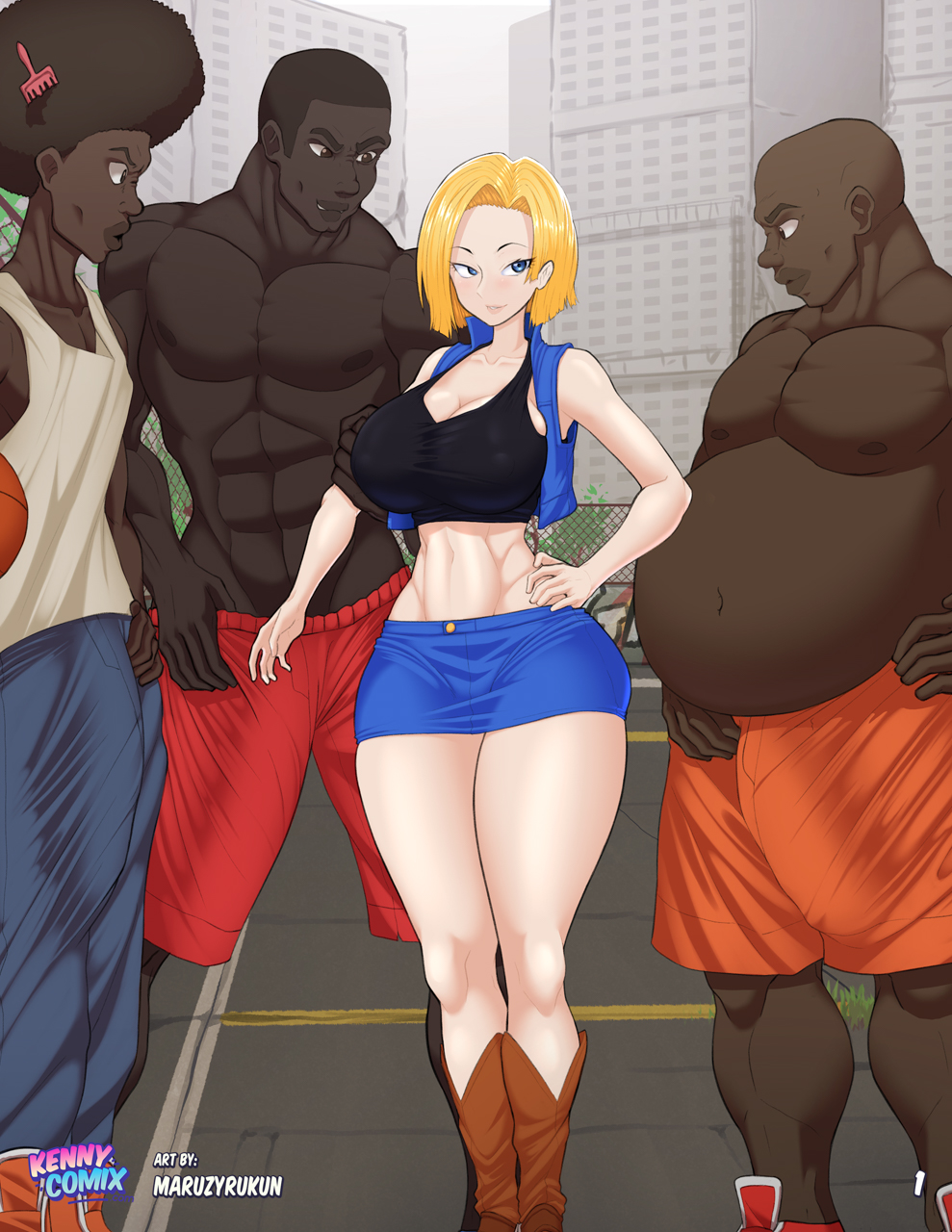 Android 18 (Dragon Ball) Rule 34 Image