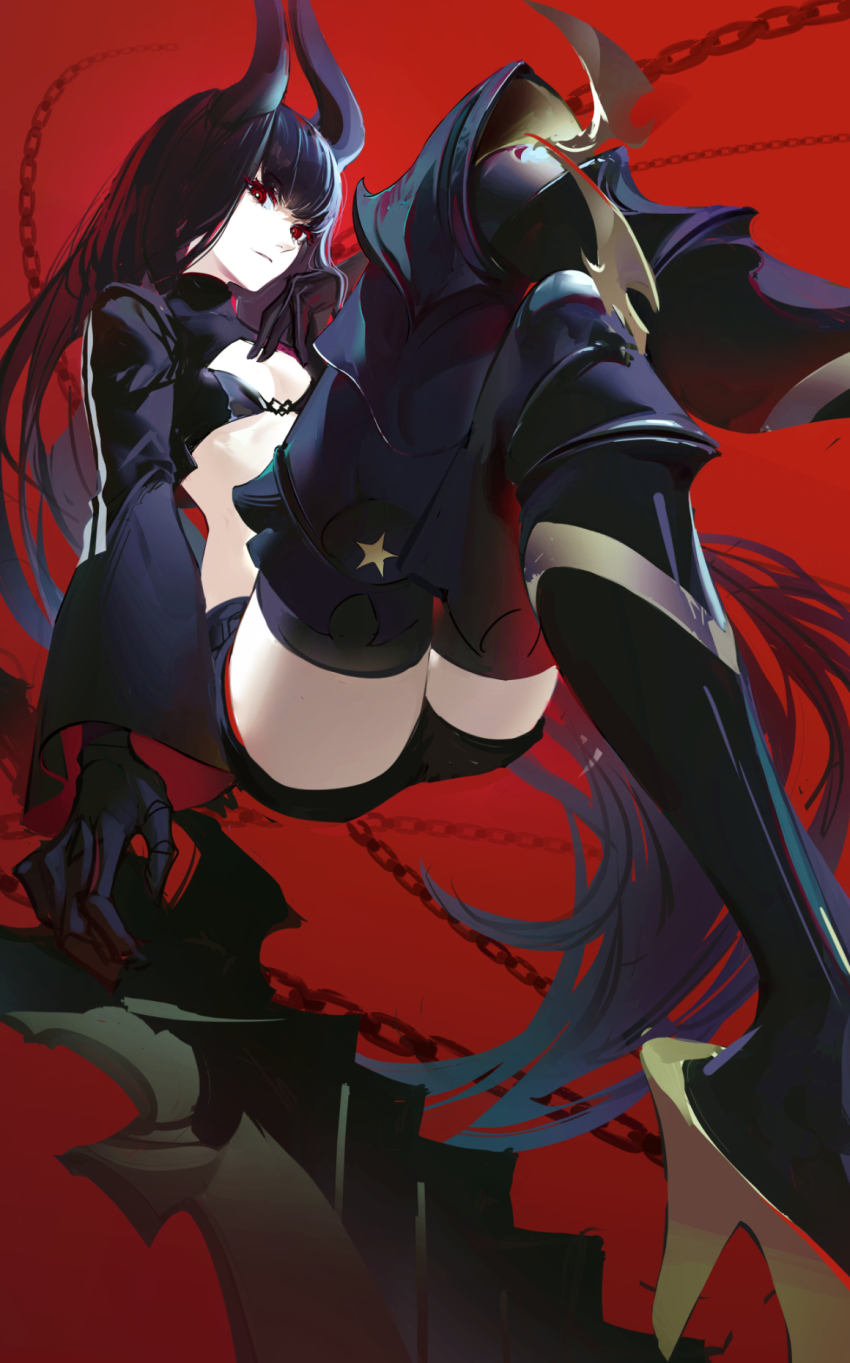 Black Gold Saw (Black Rock Shooter) Rule 34 Image
