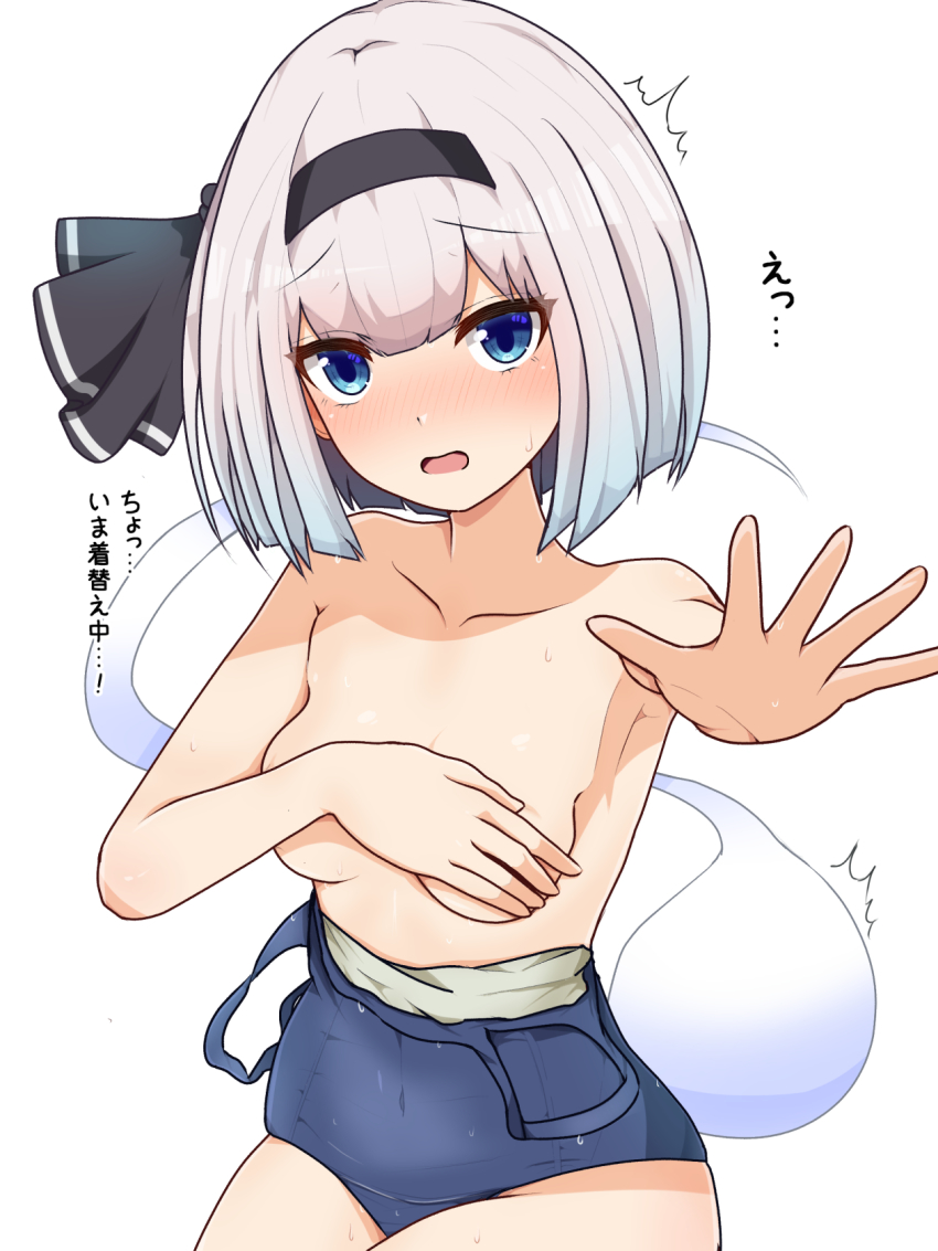 Konpaku Youmu (Touhou) Rule 34 Image