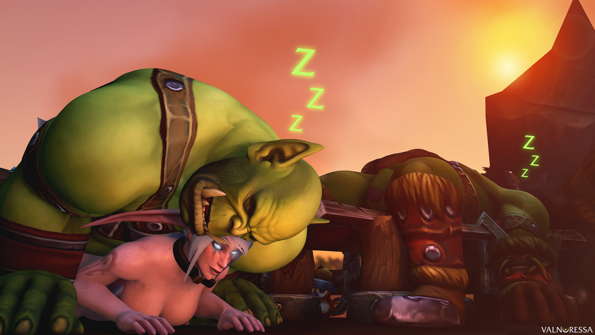 Night Elf (Blizzard Entertainment) Rule 34 Image