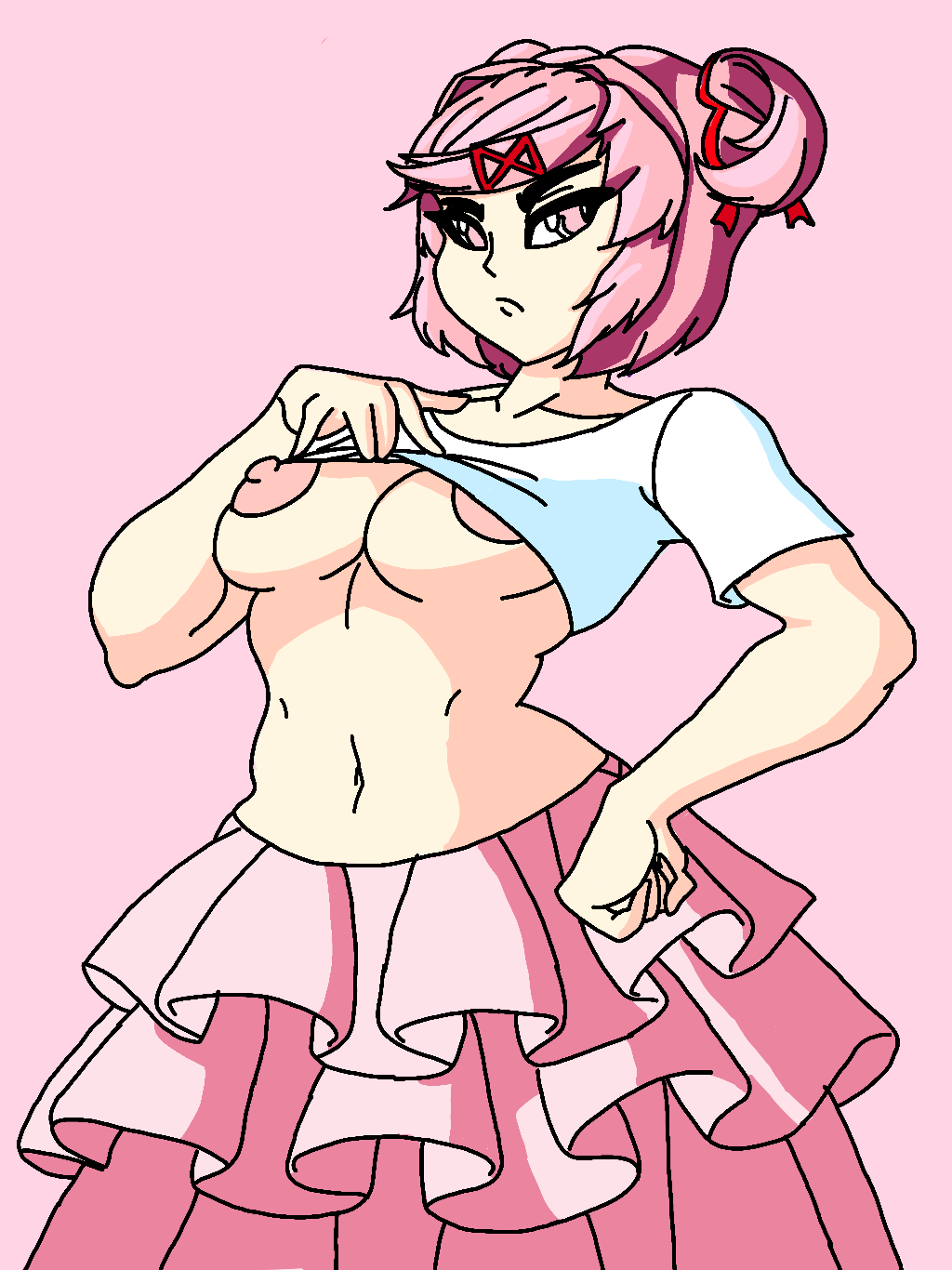 Natsuki (Doki Doki Literature Club) Rule 34 Image