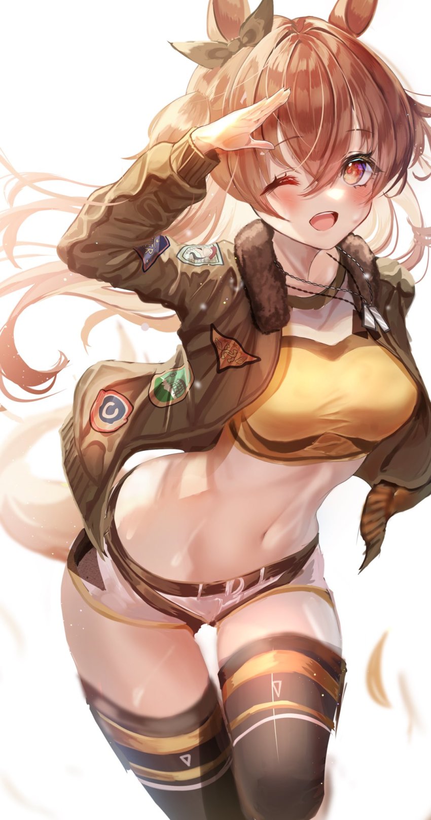 Mayano Top Gun (Scramble Zone) (Umamusume) Rule 34 Image