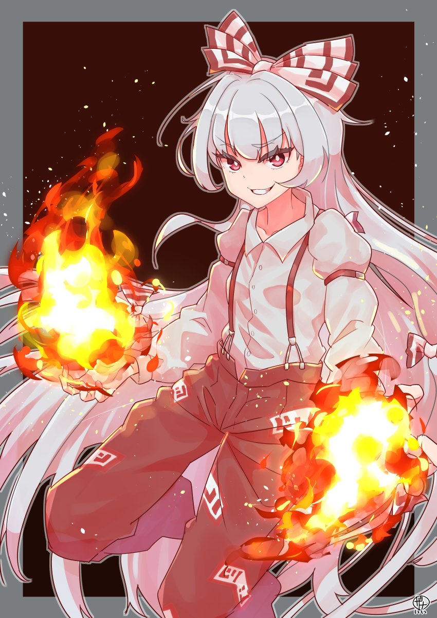 Fujiwara No Mokou (Touhou) Rule 34 Image