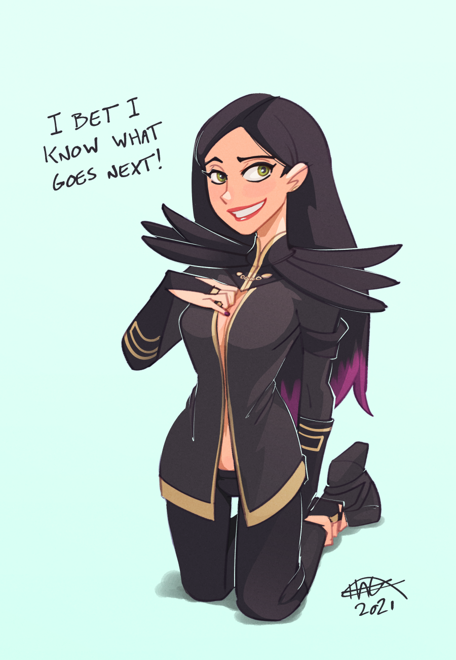 Claudia (The Dragon Prince) Rule 34 Image