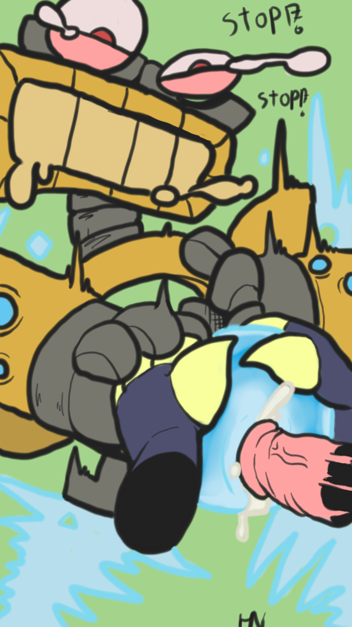 Thwok (Big Blue Bubble) Rule 34 Image