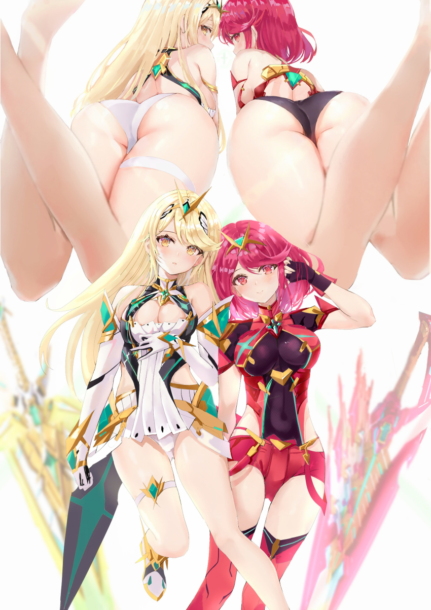 Mythra (Radiant Beach) (Xenoblade) Rule 34 Image