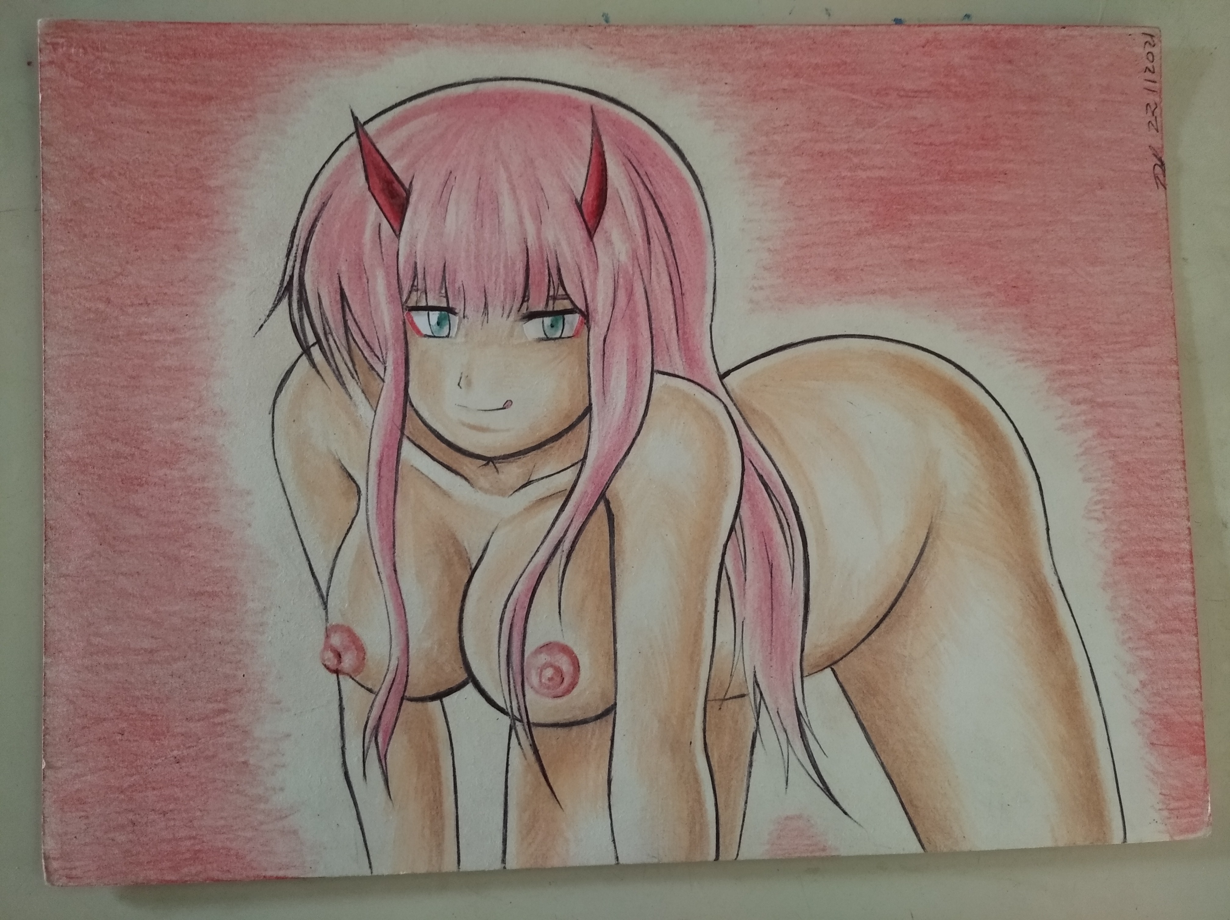 Zero Two (Darling In The Franxx) Rule 34 Image