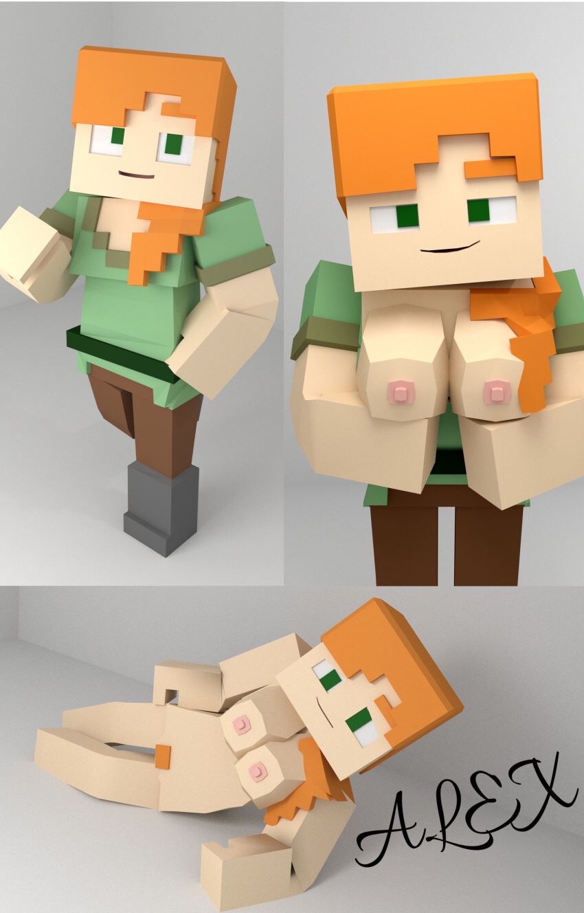 Alex (Minecraft) Rule 34 Image