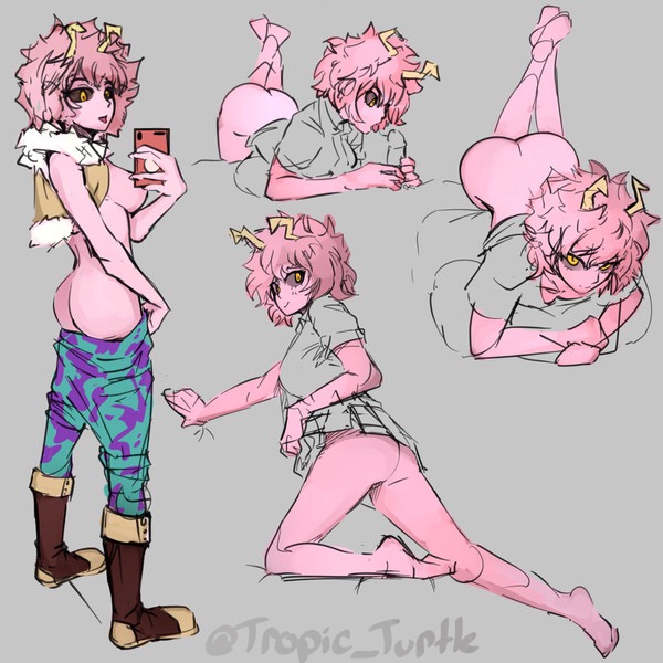 Mina Ashido (My Hero Academia) Rule 34 Image