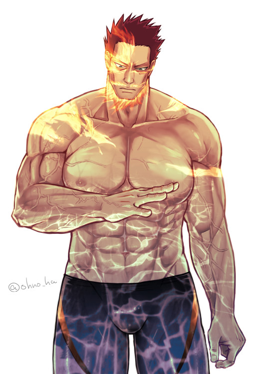 Endeavor (Boku No Hero Academia) Rule 34 Image