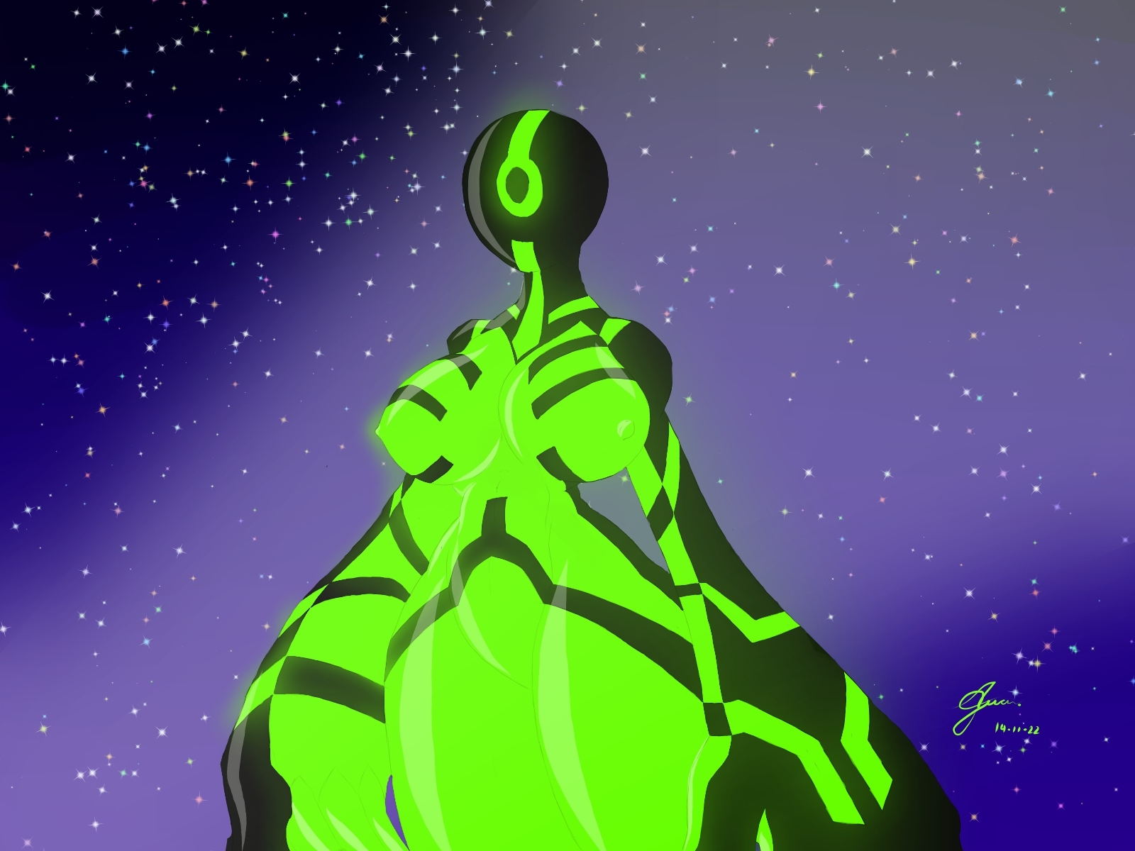 Galvanic Mechamorph (Ben 10) Rule 34 Image