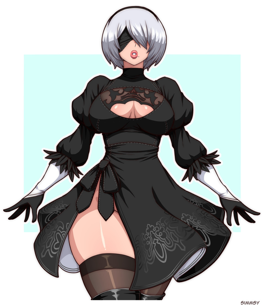 Yorha 2b (Nier: Automata) Rule 34 Image