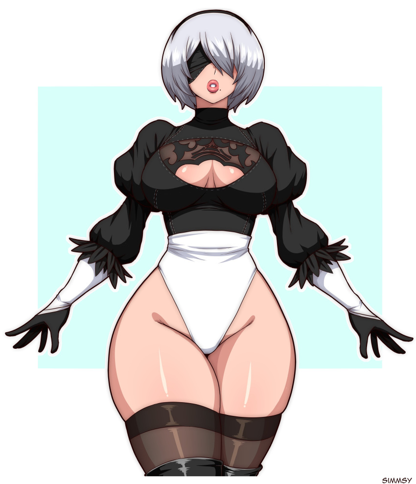 Yorha 2b (Nier: Automata) Rule 34 Image