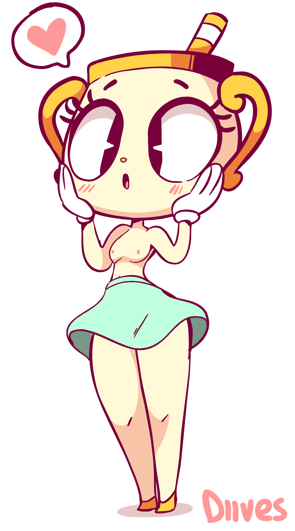 Ms. Chalice (Cuphead: The Delicious Last Course) Rule 34 Image
