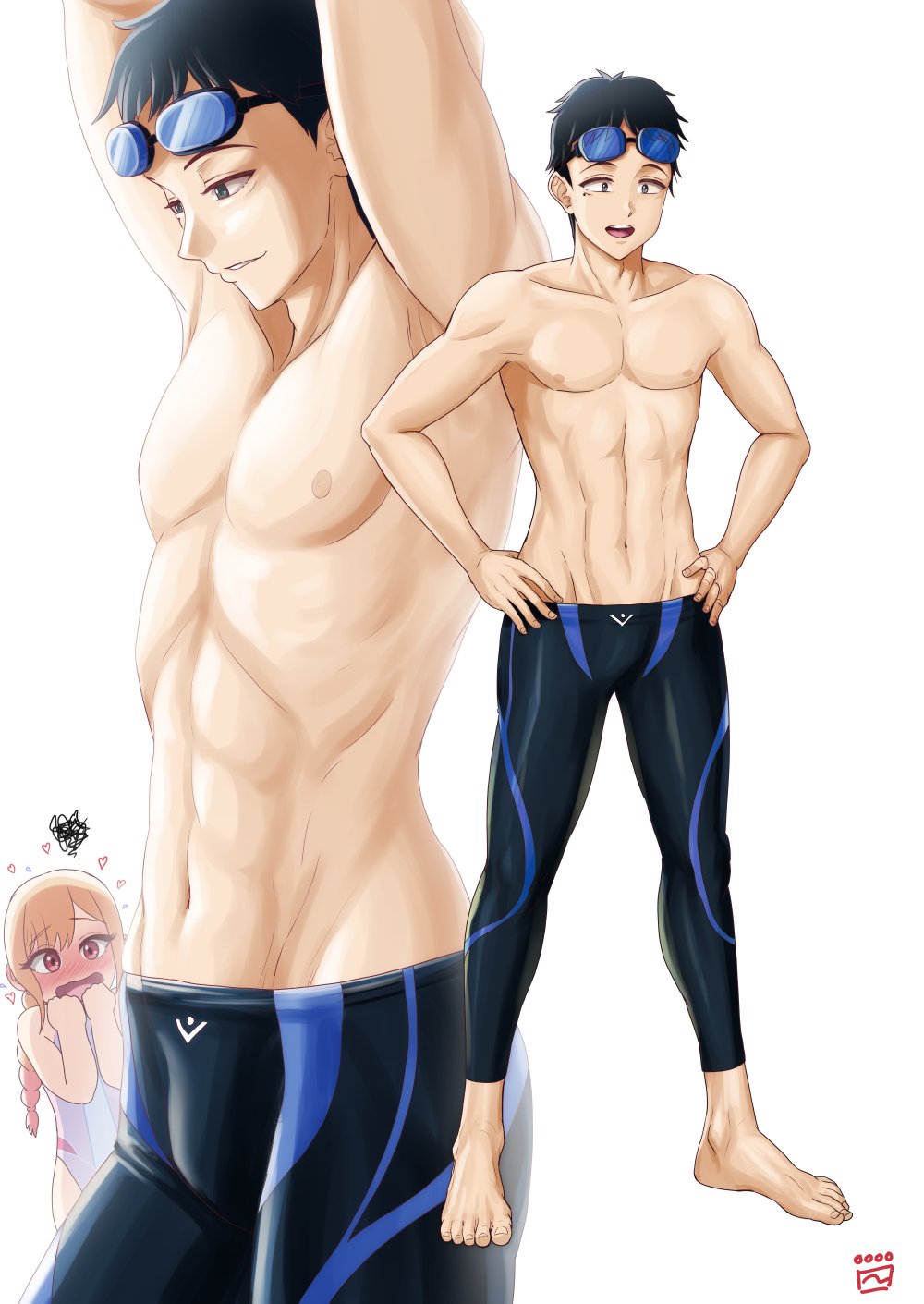 Gojou Wakana (Free!) Rule 34 Image