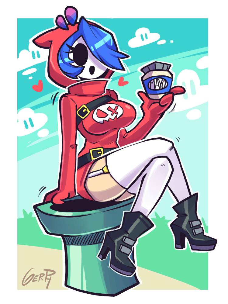 Shy Gal (Mario (Series)) Rule 34 Image