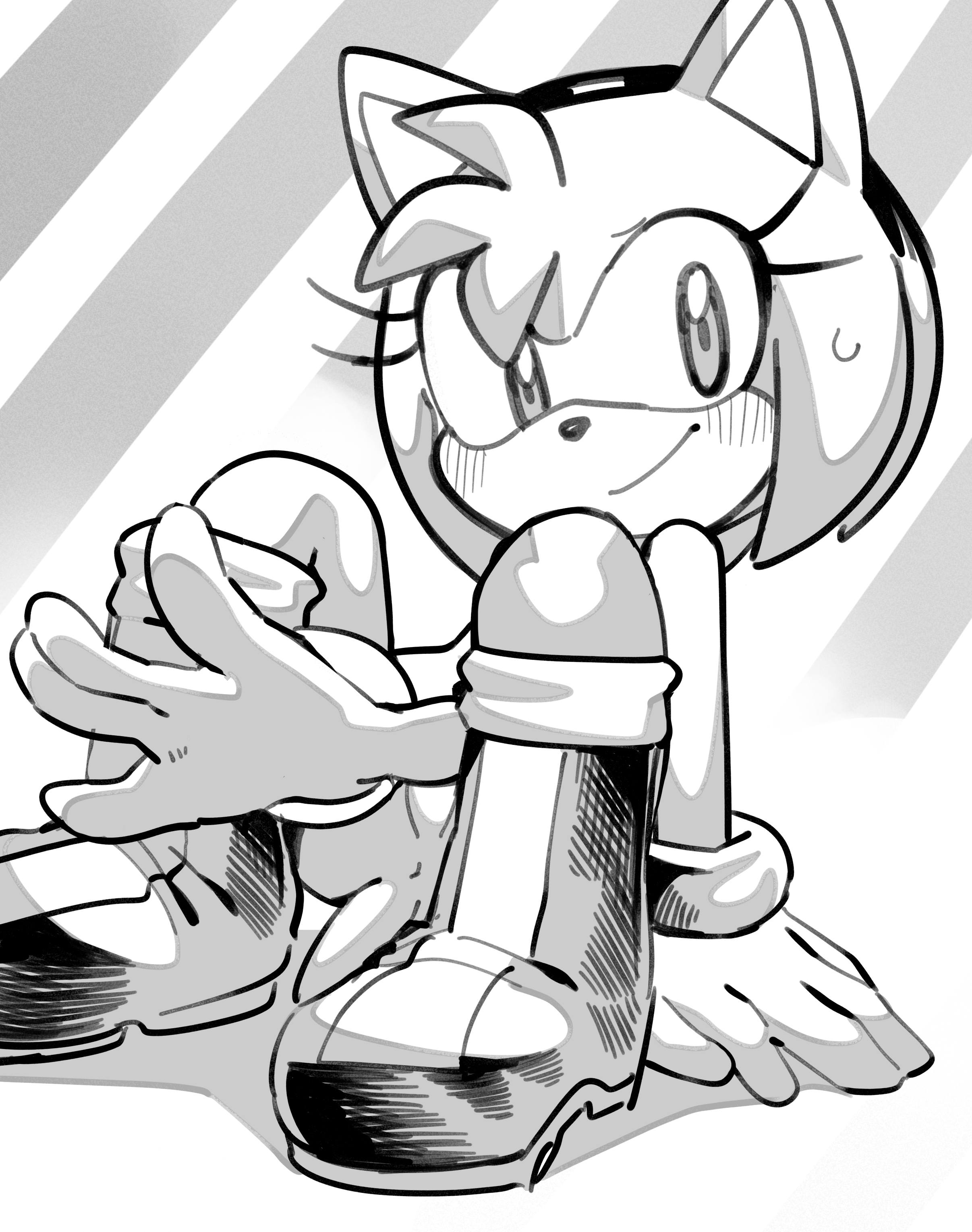 Amy Rose (Sega) Rule 34 Image