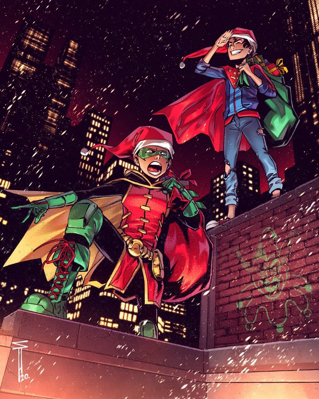 Damian Wayne (Christmas) Rule 34 Image