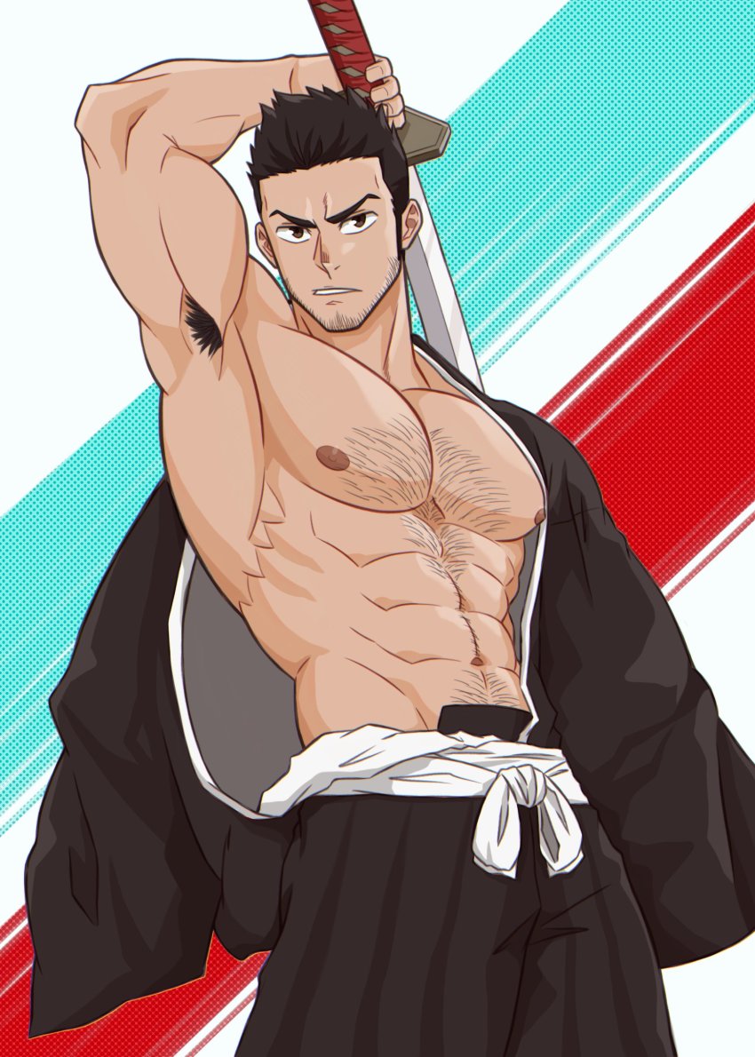 Kurosaki Isshin (Bleach) Rule 34 Image