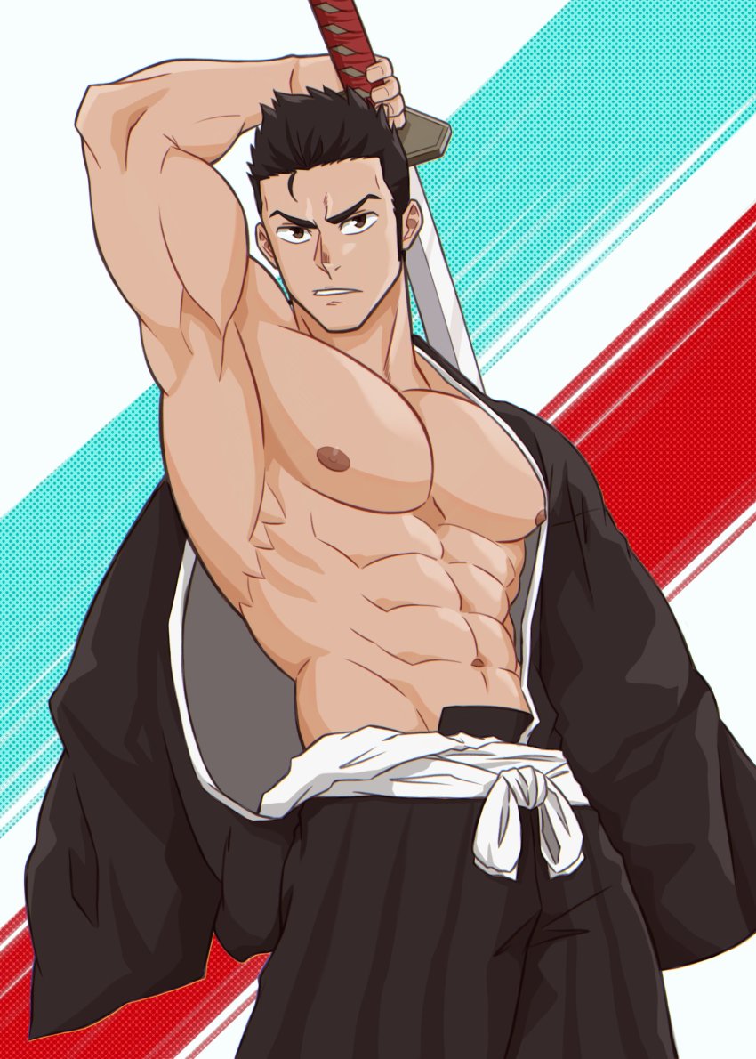 Kurosaki Isshin (Bleach) Rule 34 Image