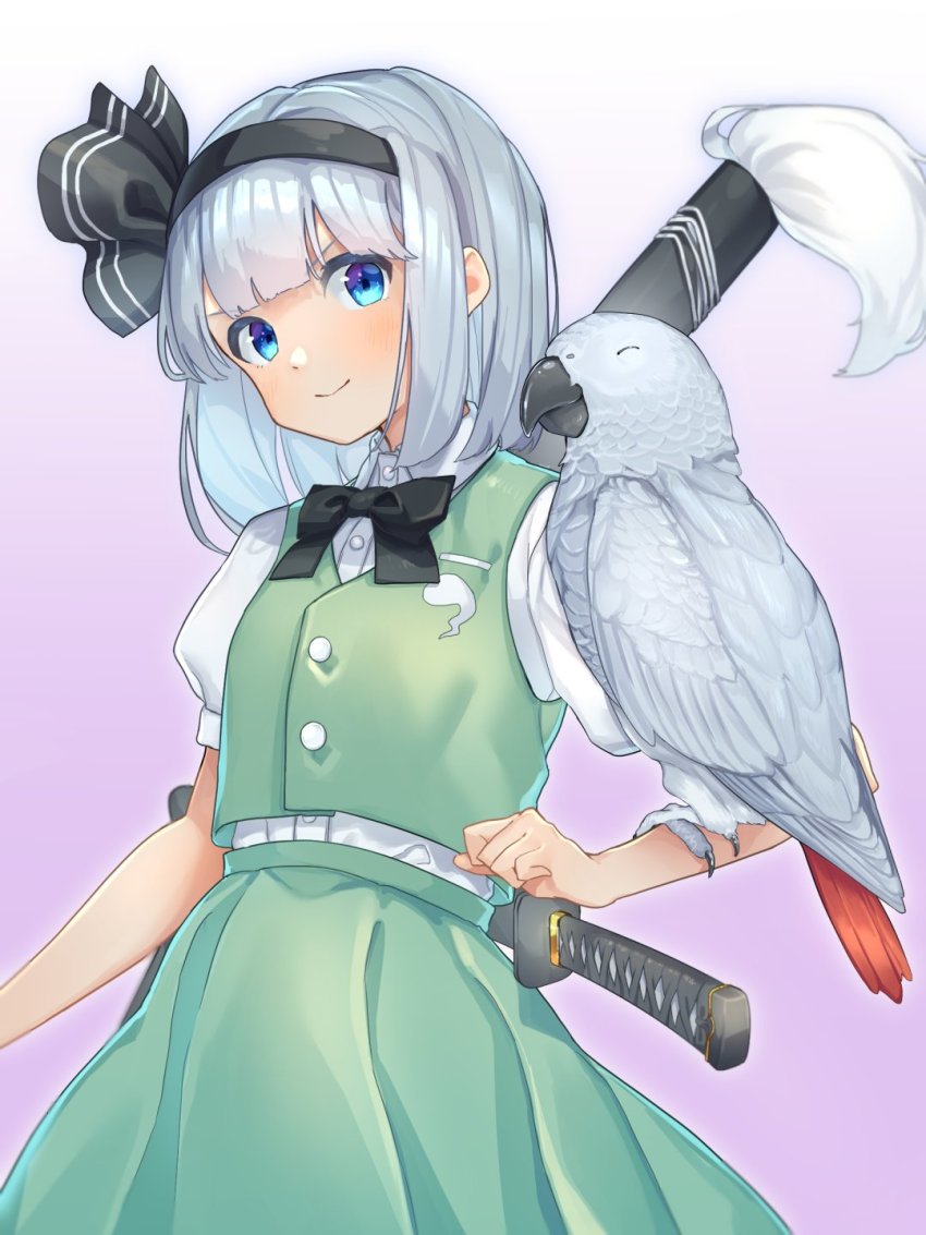 Konpaku Youmu (Touhou) Rule 34 Image