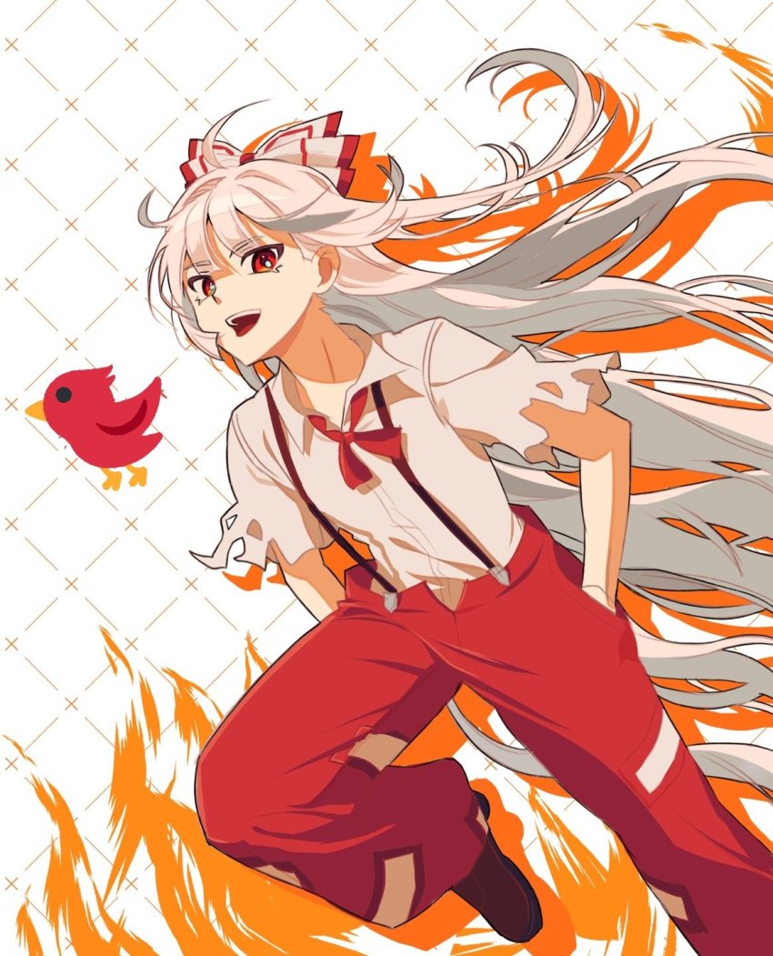 Fujiwara No Mokou (Touhou) Rule 34 Image