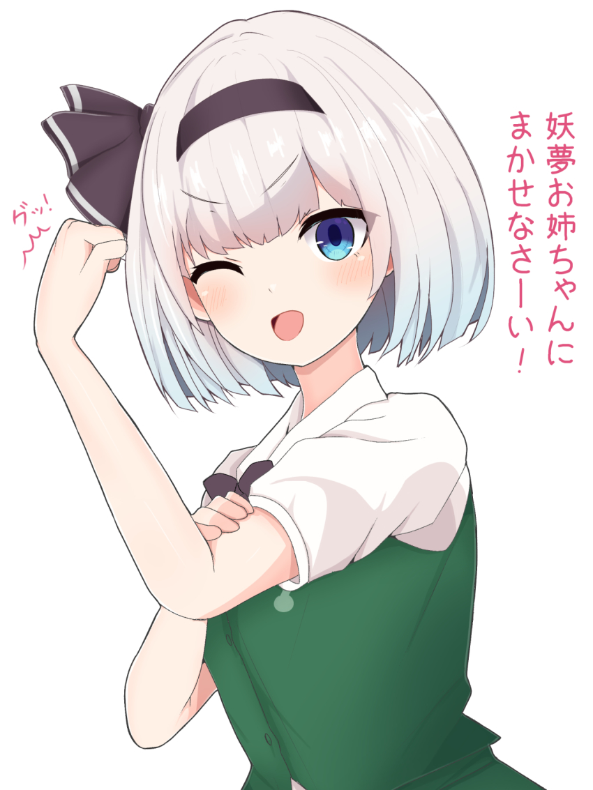 Konpaku Youmu (Touhou) Rule 34 Image