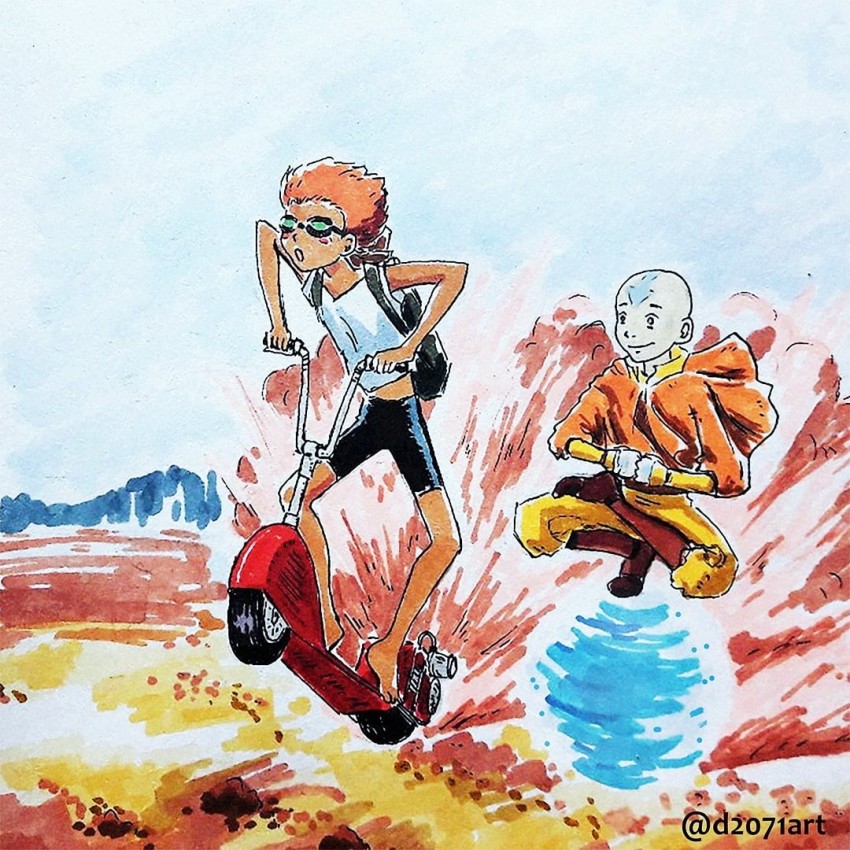 Aang (Avatar: The Last Airbender) Rule 34 Image