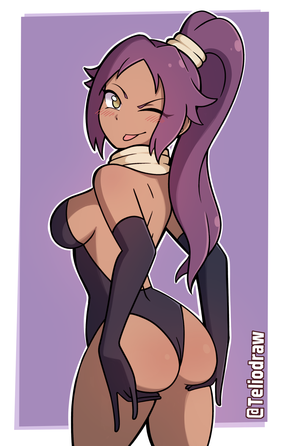 Shihouin Yoruichi (Bleach) Rule 34 Image