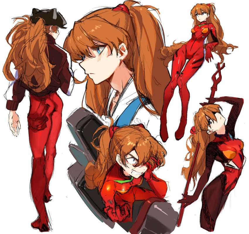 Souryuu Asuka Langley (Neon Genesis Evangelion) Rule 34 Image