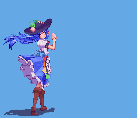 Hinanawi Tenshi (Touhou) Rule 34 Image