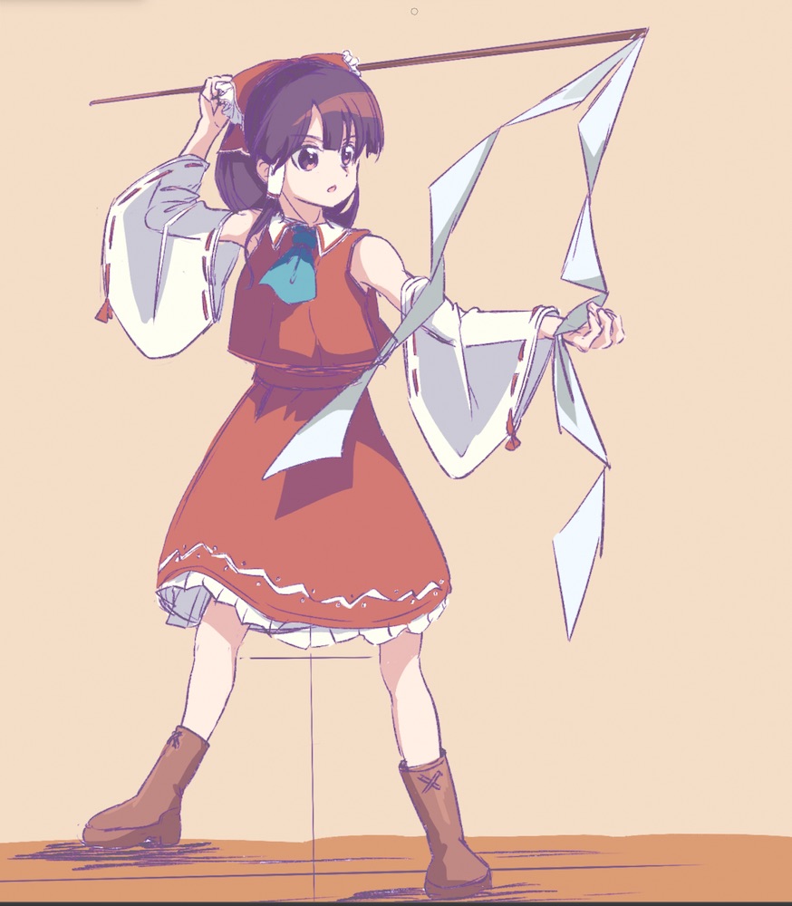 Hakurei Reimu (Legacy Of Lunatic Kingdom) Rule 34 Image