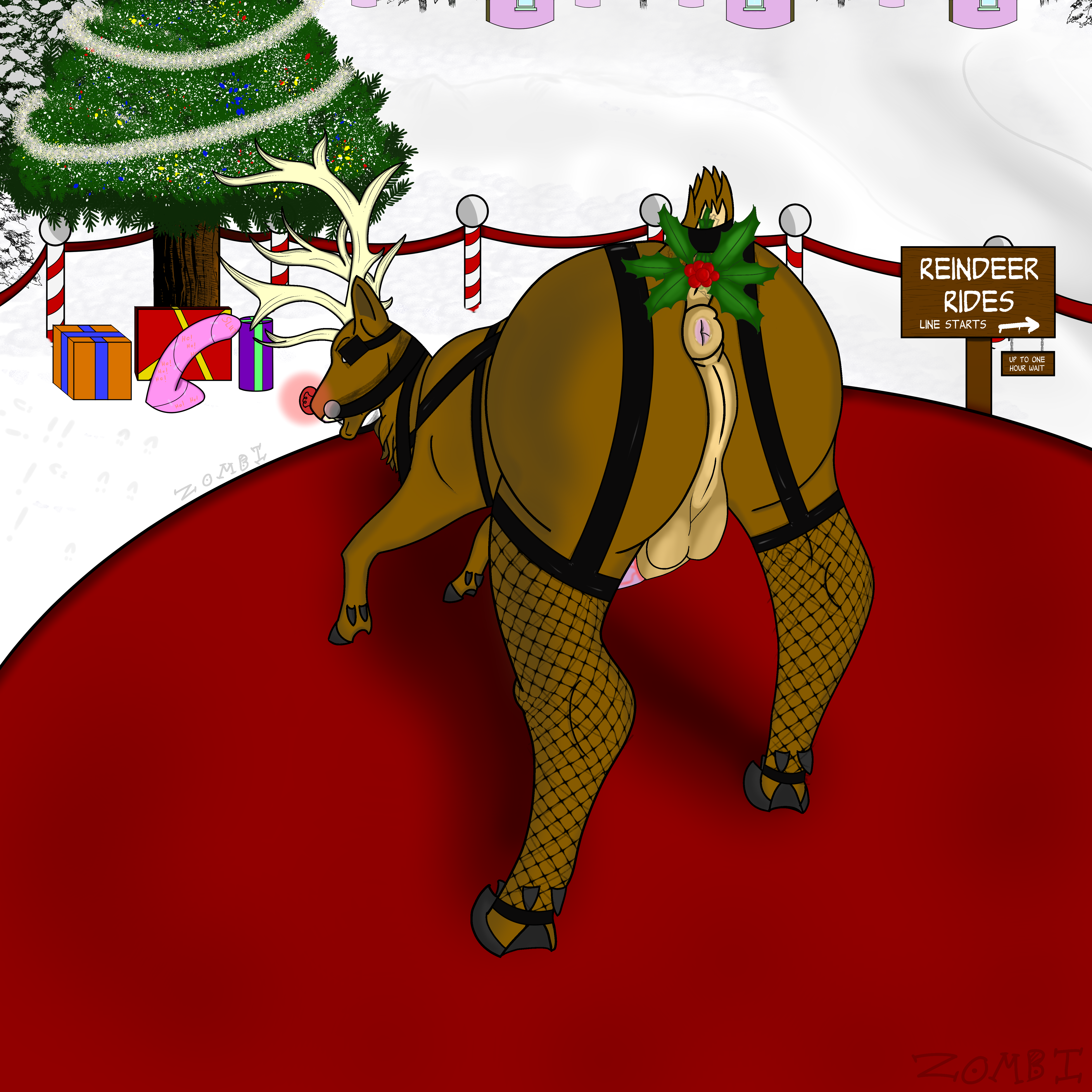 Rudolph (Rudolph The Red-Nosed Reindeer) Rule 34 Image