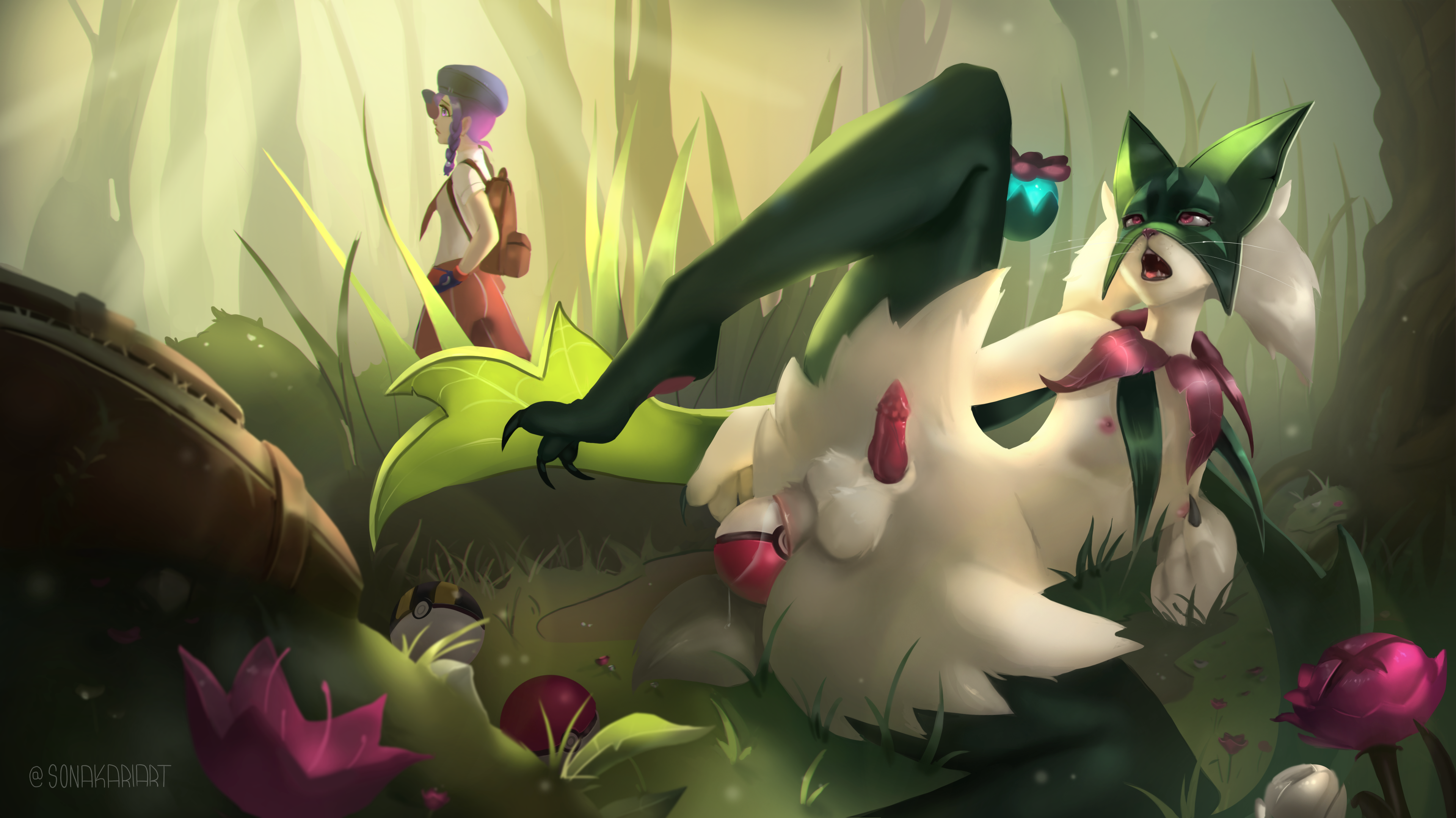 Meowscarada (Pokemon) Rule 34 Image