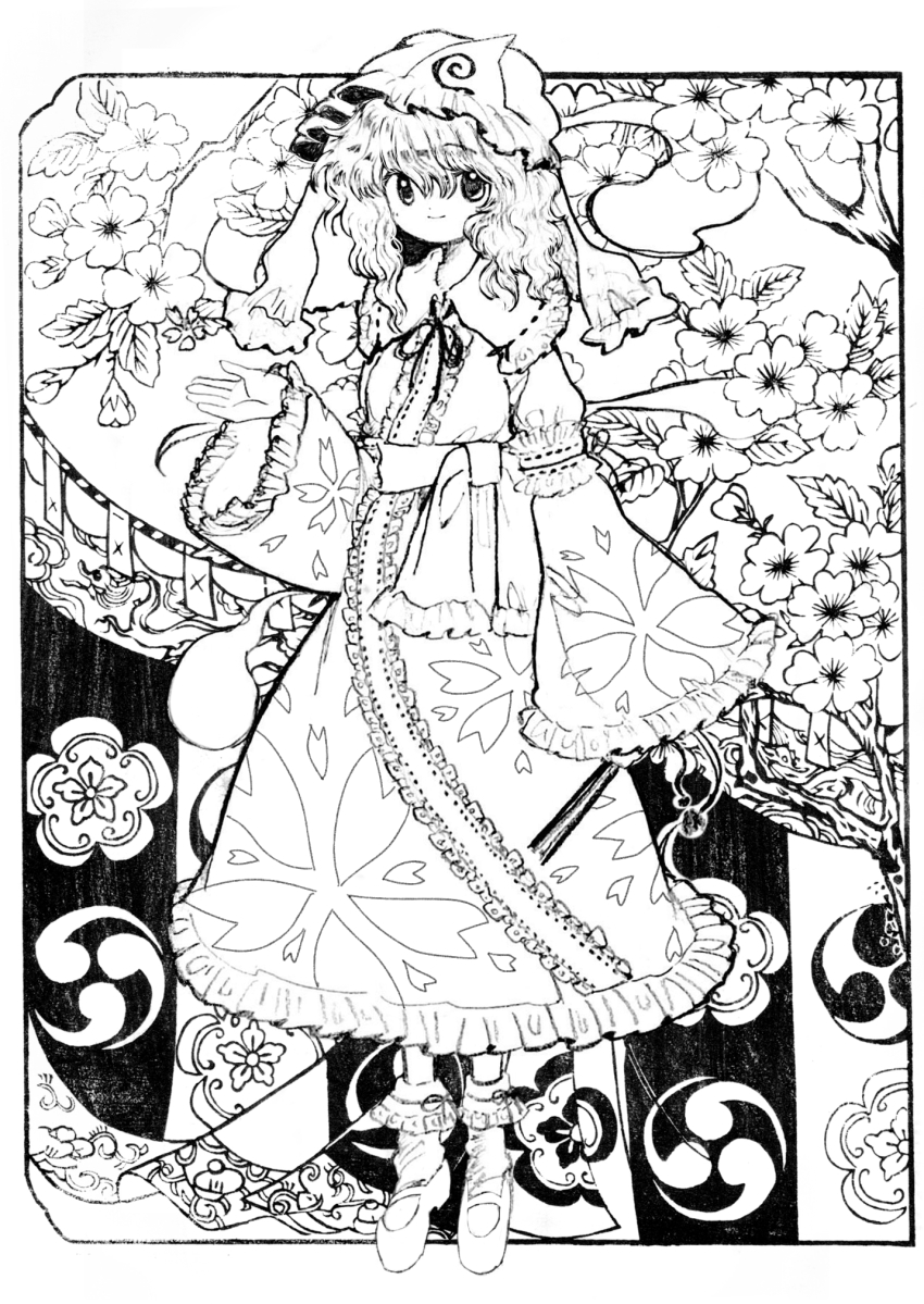 Saigyouji Yuyuko (Touhou) Rule 34 Image