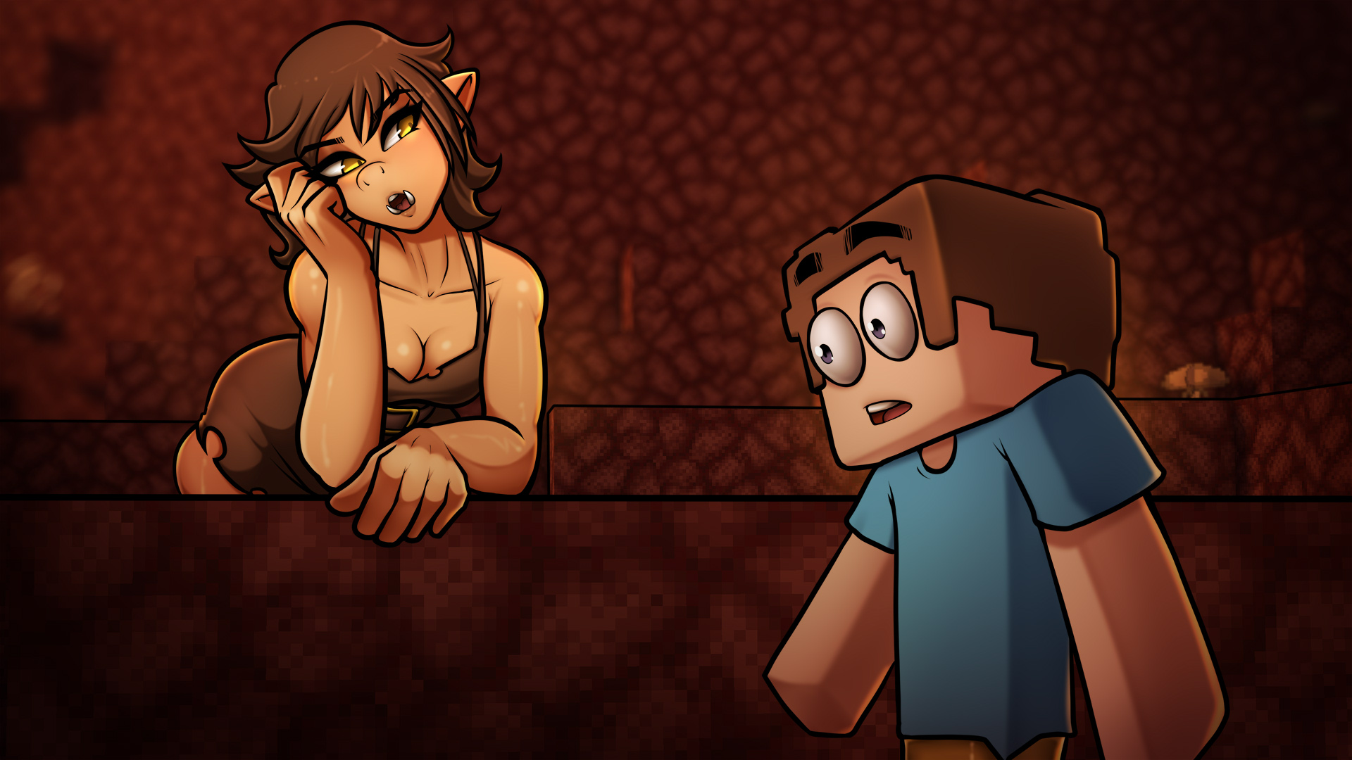 Steve (Minecraft) Rule 34 Image