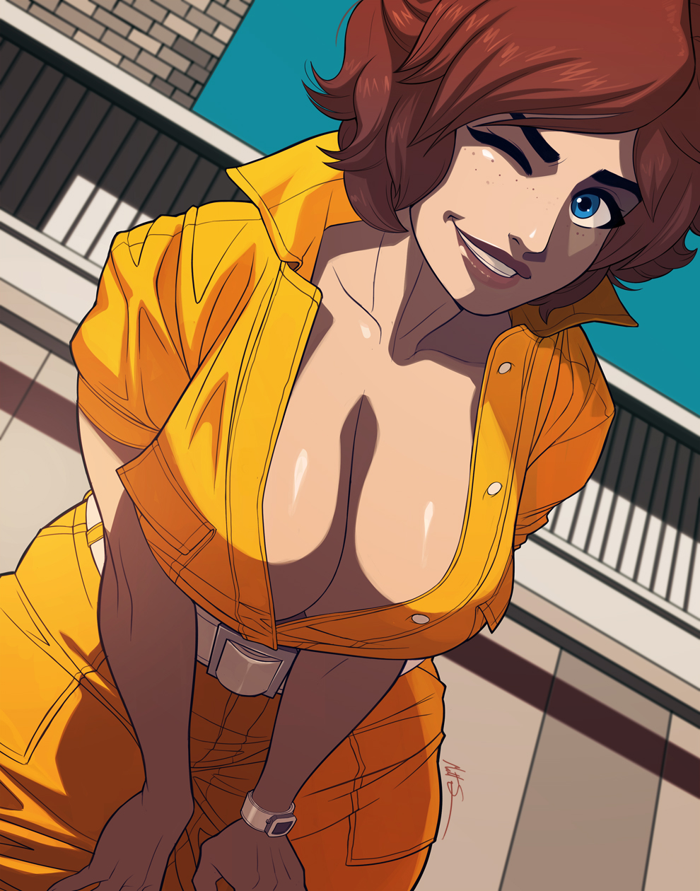 April O'Neil (Teenage Mutant Ninja Turtles) Rule 34 Image