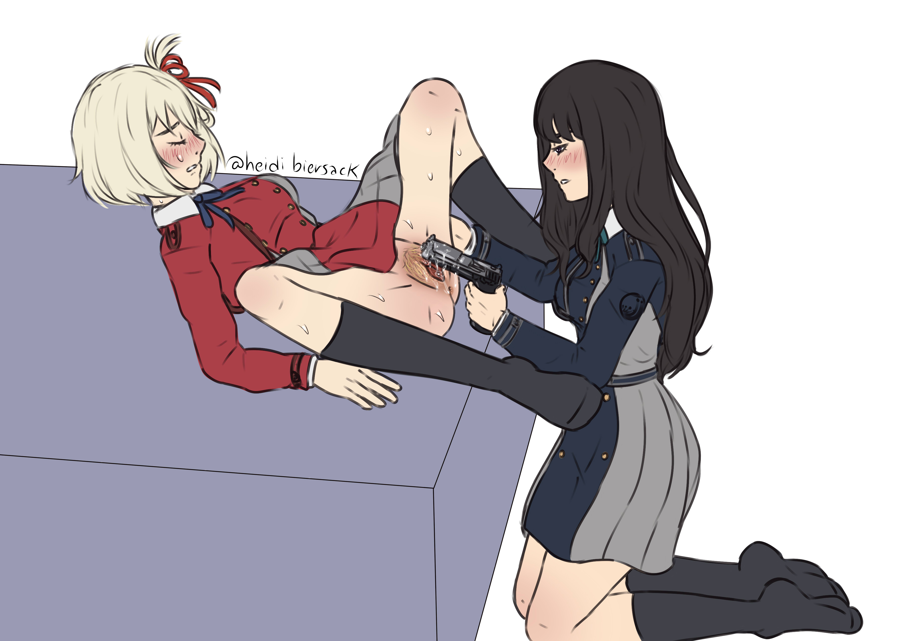 Inoue Takina (Lycoris Recoil) Rule 34 Image