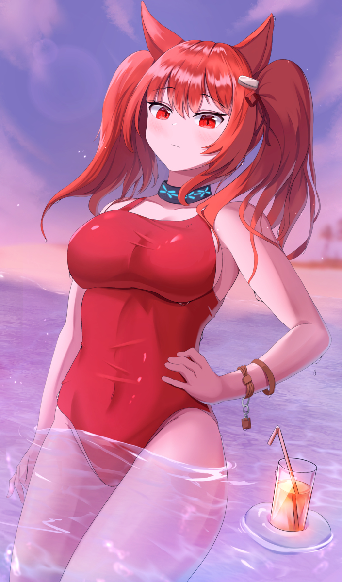 Angelina (Arknights) Rule 34 Image