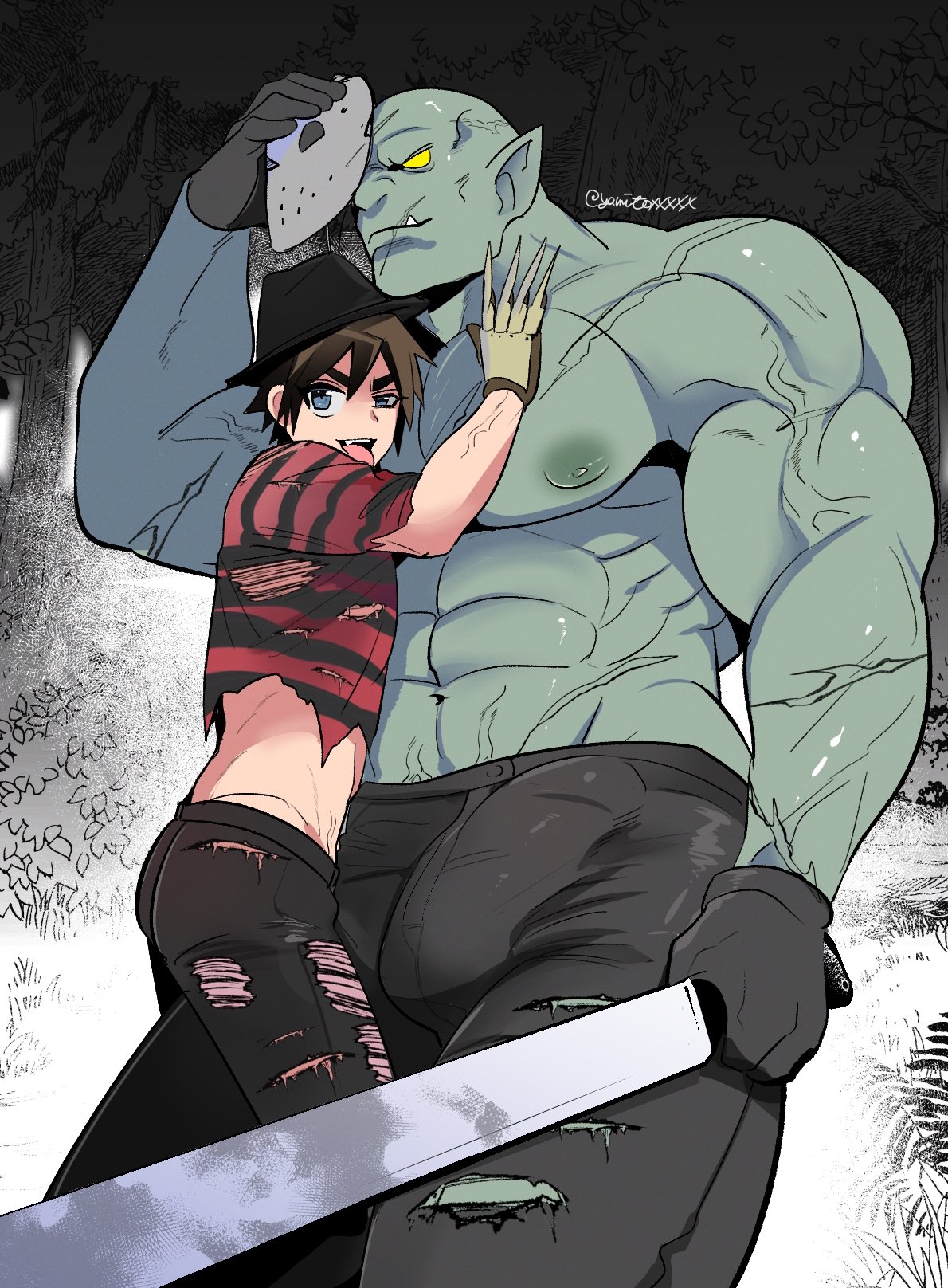 Freddy Krueger (Cosplay) Rule 34 Image