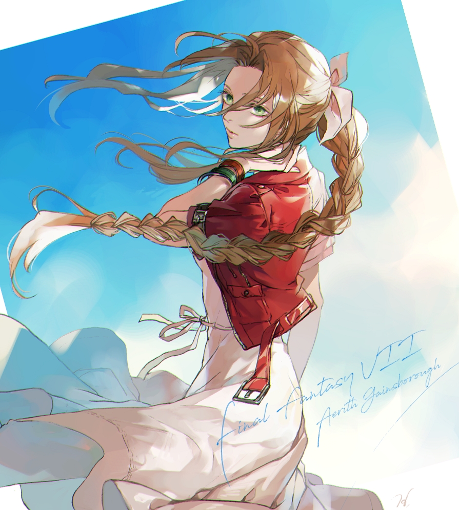 Aerith Gainsborough (Final Fantasy) Rule 34 Image