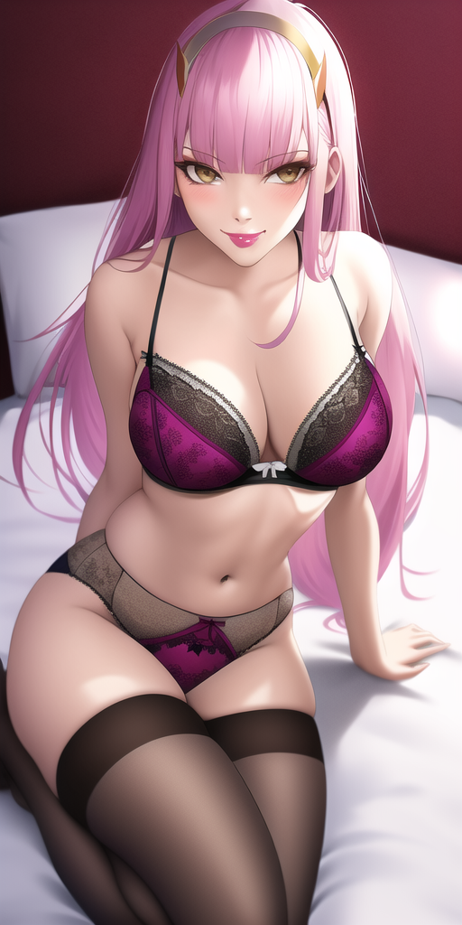 Zero Two (Darling In The Franxx) Rule 34 Image